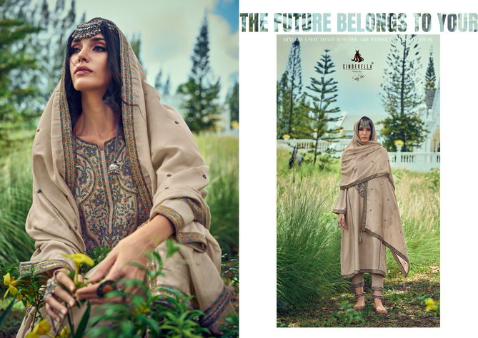 The Festive Edit By Cinderella Heavy Pashmina Suits Catalog